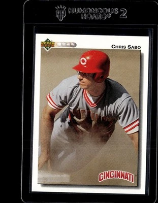 1992 Upper Deck #123 Chris Sabo - Image 1 of 2