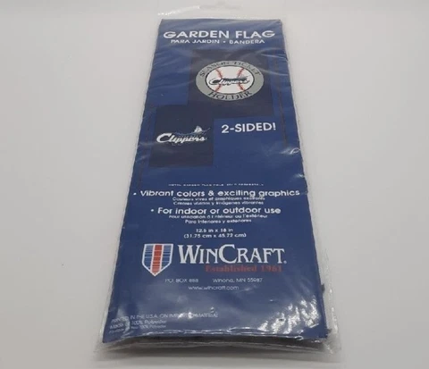 WinCraft 12.5"x18" Columbus Clippers Baseball Ticket Holder 2-Sided Garden Flag Cover