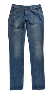 BLANK Jeans Sz 28 Skinny Distressed Cotton Stretch  - Picture 1 of 6