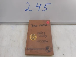 CATÁLOGO DE PIEZAS DE MOTOR CATERPILLAR D326 - Imagen 1 de 4