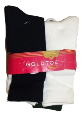 GOLD TOE Knee High 5 Pair - Small - Shoe Size 3 - 8 1/2 - NEW - Image 1 of 3