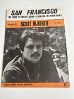Rare Original Vintage 1967 Sheet Music - San Francisco By Scott McKenzie