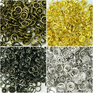 Metall Druckknöpfe ohne Nähen Knöpfe für DIY Basteln Taschen Gürtel 50/100 Sets - Bild 1 von 26