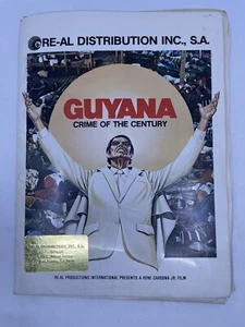 Guyana: Crime of the Century 1979 Press Kit Cult Of The Damned René Cardona Jr. - Picture 1 of 14
