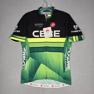 Castelli CBRE Cycling Suit Jersey Kiss Air Pad Shorts Women's Large Black Green - Picture 1 of 18