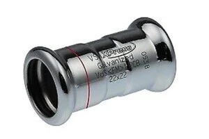 C-Steel Press Fitting Coupling With Two Inner Sleeves And M Profile - Picture 1 of 1