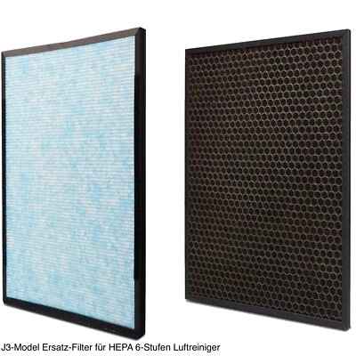 Ersatz-Filter für HEPA 6-Stufen Aktivkohle Luftreiniger 50 m³