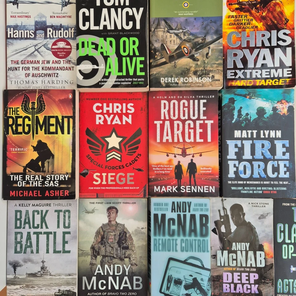 Warfare Fiction Combat War Adventure Spy Thriller Build Your Own Book Bundle - Image 1 of 1