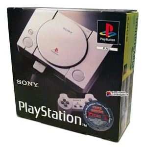 PLAYSTATION 1 SONY PS1 CONSOLE COMPLETA + 1 GIOCO in Omaggio. USATA - Imagen 1 de 8