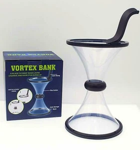 Banco de monedas Vortex Gravity Defying, reloj Money Defying Gravity Circling - Imagen 1 de 6