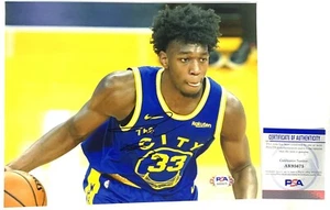 James Wiseman signed 8x10 Foto PSA/DNA Golden State Warriors handsigniert Champ - Bild 1 von 3
