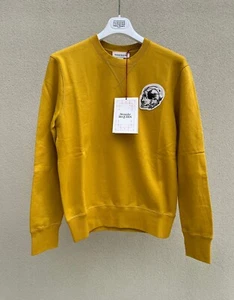 Alexander McQueen , Skull Embroidered Crewneck Sweater in Yellow , BNWTD M - Picture 1 of 15