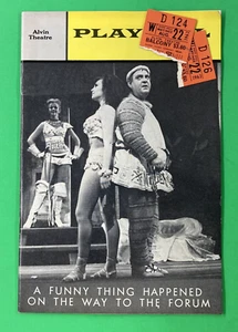 Playbill A Funny Thing Happened on the Way to the Forum with 2 1962 Ticket Stubs - Imagen 1 de 10