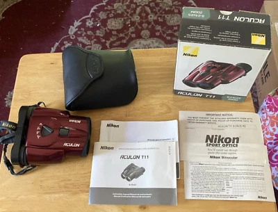 Nikon Zoom Binoculars ACULON T11 8-24X25 Poloprism type 8-24 times 25 caliber - Image 1 of 4