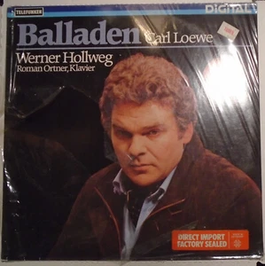 Balladen - LP : Carl Loewe, Werner Hollweg, Roman Ortner - 1982 *SEALED*, *NEW* - Imagen 1 de 2