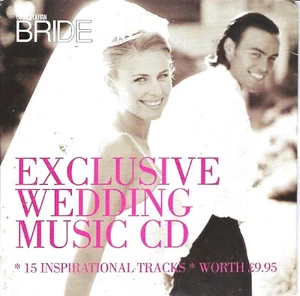 EXCLUSIVE WEDDING MUSIC CD - 15 TRACK COSMOPOLITIAN BRIDE PROMO CD - Imagen 1 de 2