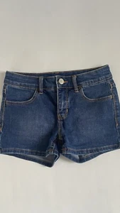 Girl’s Shorts Pack Of 2 Size 7 And 8 Gap Kids Light And Dark Blue Pockets Zip - Picture 1 of 6