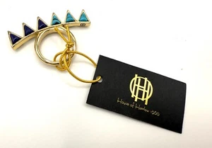 House of Harlow 1960 blue spike ring - Picture 1 of 3