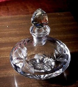 Vintage Perfume Decanter for Vanity - Lead Cut Crystal- Western Germany - Picture 1 of 2