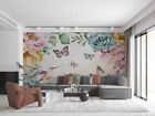 3D Bird Floral Burrerfly Wallpaper Wall Mural Removable Self-Adhesive Sticker245