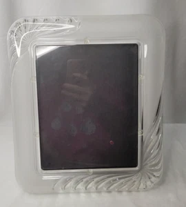 Mikasa Crystal “Mystique” 8x10 Picture Frame Elegant Wedding Picture - Picture 1 of 7