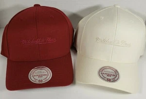 Cappello Berretto Snapback Mitchell & Ness Rosso O Bianco Nuovo - Foto 1 di 12
