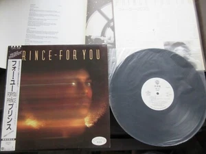 Prince For You Japan Promo White Label Vinyl LP with OBI in 1984 P-13053 - Picture 1 of 9