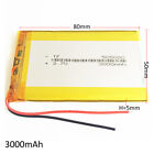 3.7V 3000mAh Rechargeable Lipo Battery For PAD Mobile Phone Power Bank 505080