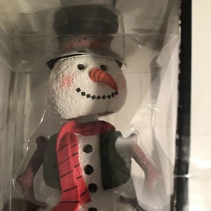  Rare Snowman Happy Holidays Head Nodderz Limited Edition 2002 Bobble Head NIB - Bild 1 von 12