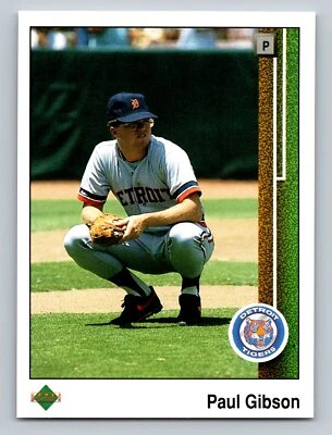 Paul Gibson RC Rookie 1989 Upper Deck #47 Detroit Tigers - Image 1 of 2