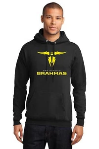 San Antonio Brahmas Black Hoody Sweatshirt,Football, XFL - Imagen 1 de 1