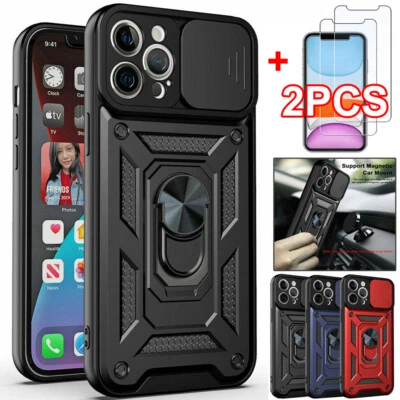 For iPhone 17 16 15 14 13 12 11 Pro Max Shockproof Case Cover + Screen Protector - Image 1 of 4