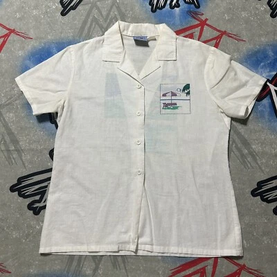 Ocean Pacific VTG 80s Button Junior's M Shirt - Image 1 of 4