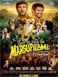 Affiche Pliée 120x160cm SUR LA PISTE DU MARSUPILAMI Alain Chabat, Debbouze TBE - Imagen 1 de 1