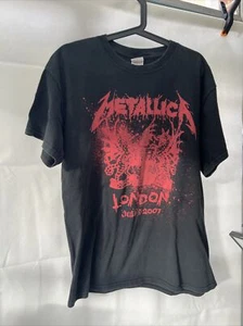 Metallica Sick of the F*cking Studio Again London 8. Juli 2007 T-Shirt Gr. L - Bild 1 von 4