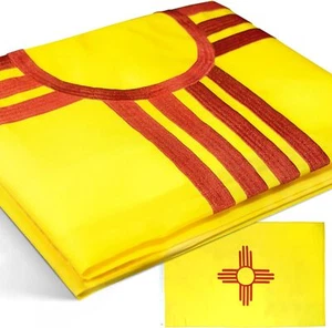 Anley EverStrong Serie bestickt New Mexico Staatsflagge 3x5 Fuß Nylon NM Flaggen - Bild 1 von 7