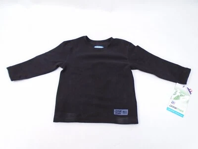 POLARMAX 4G61A YOUTH CREW QUATTRO FLEECE SMALL 6-8 BASE LAYER TOP BLACK - Image 1 of 4