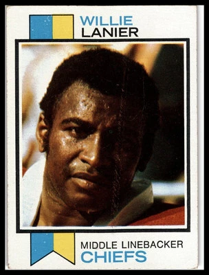 1973 Topps #410 Willie Lanier - Image 1 of 2