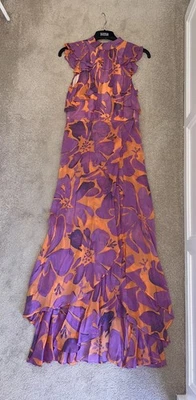 Mint Velvet Floral Eloise Maxi Dress Size 8 Exc Cond - Image 1 of 4