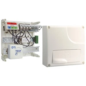 Coffret de communication Grade 1 équipé d'une DTI + 4 prises RJ45 + repartiteur - Afbeelding 1 van 4