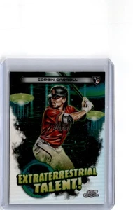 2023 Topps Cosmic Chrome #ET-7 Corbin Carroll Extraterrestrial Talent refractor - Picture 1 of 2