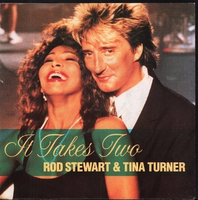 Rod Stewart and Tina Turner It Takes Two 7" vinyl Germany Warner Bros 1990 pic - Image 1 of 3