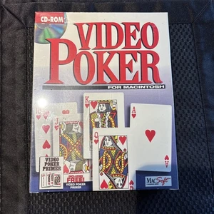 Video Poker CD-Rom For Macintosh Macsoft - Brand New sealed Box - Picture 1 of 5