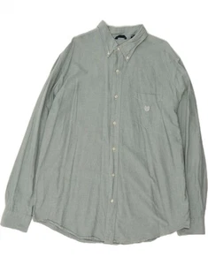 CHAPS Mens Shirt 2XL Green Cotton CQ04 - Picture 1 of 3