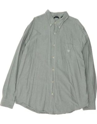 CHAPS Mens Shirt 2XL Green Cotton CQ04 - Image 1 of 3