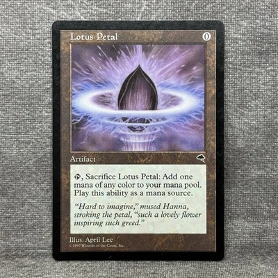 Lotus Petal - Tempest (TMP) 1997 NM Non-Foil Magic MTG - Image 1 of 4
