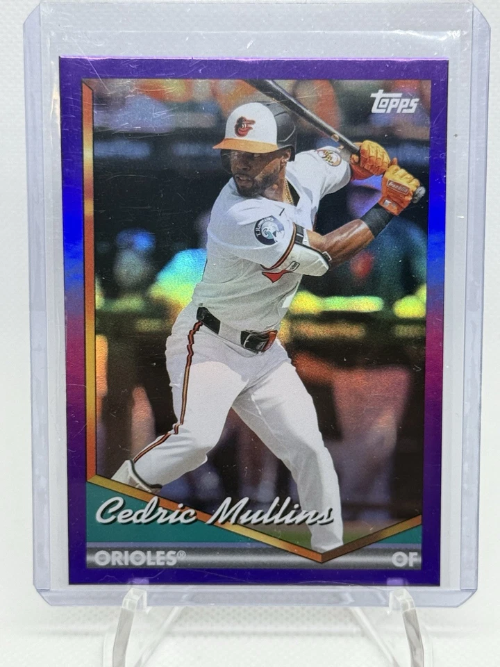 2024 Topps Archives Purple Cedric Mullins #267 Baltimore Orioles - Image 1 of 2