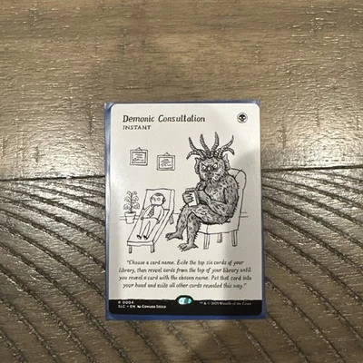 MTG Demonic Consultation R (0004) Non-foil Secret Lair: An Encyclopedia Of Magic - Image 1 of 2