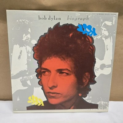 Original 1985 Bob Dylan "Biograph" 5 LP Box Set - Columbia Records, NM+ - Image 1 of 4