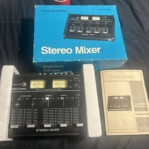 Originalverpackt Realistic Stereo Mixer Mischpult 32-1100A - Bild 1 von 4
